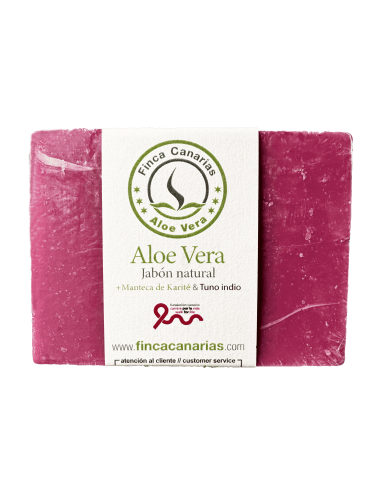 Natrliche Aloe-Vera-Seife mit Shea Butter und Opuntia dillenii